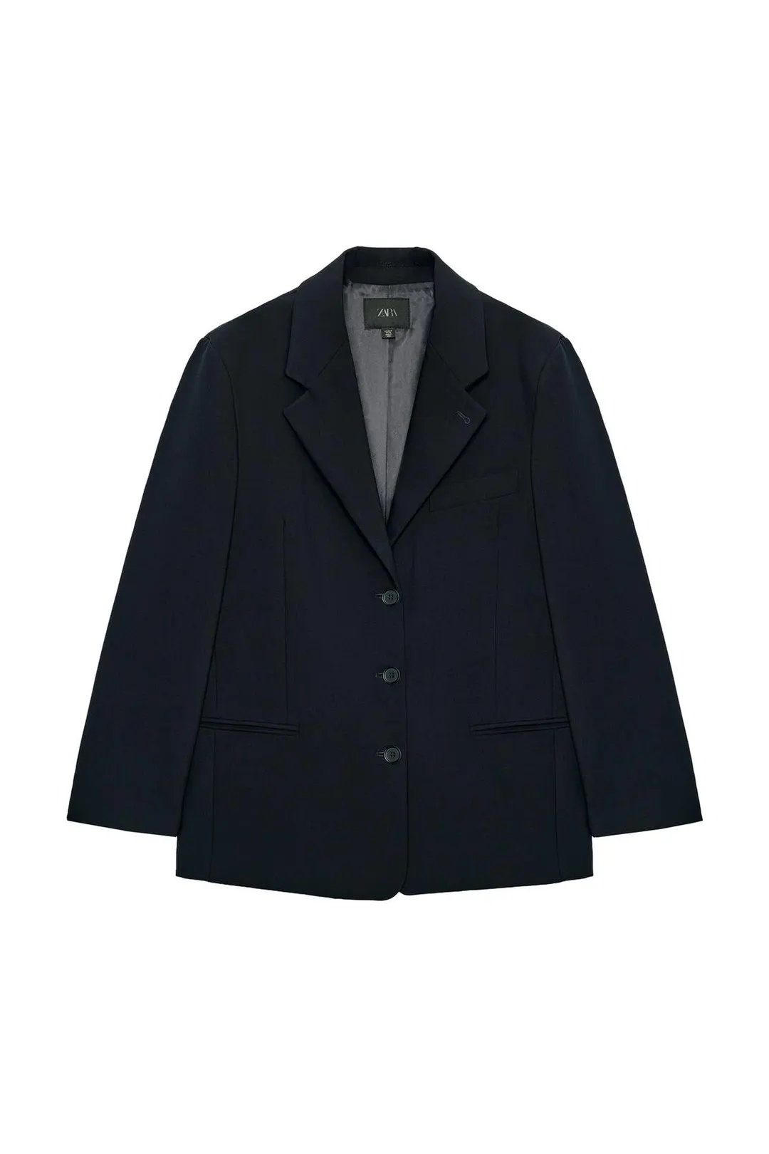 Блейзер оверсайз с подплечниками, Zara