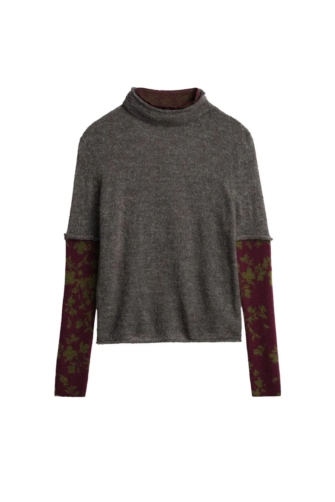 Джемпер жаккардовый комбинированный из шерсти Limited Edition, Zara