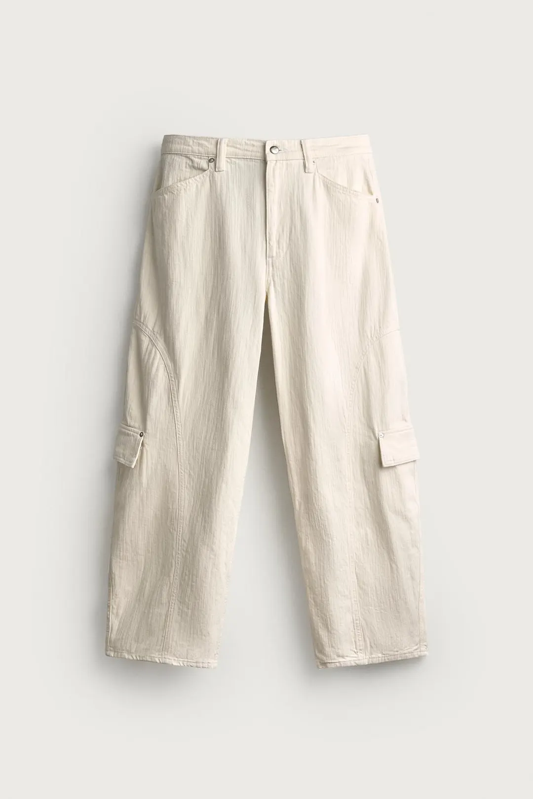 Джинсы карго баллонного кроя, Zara