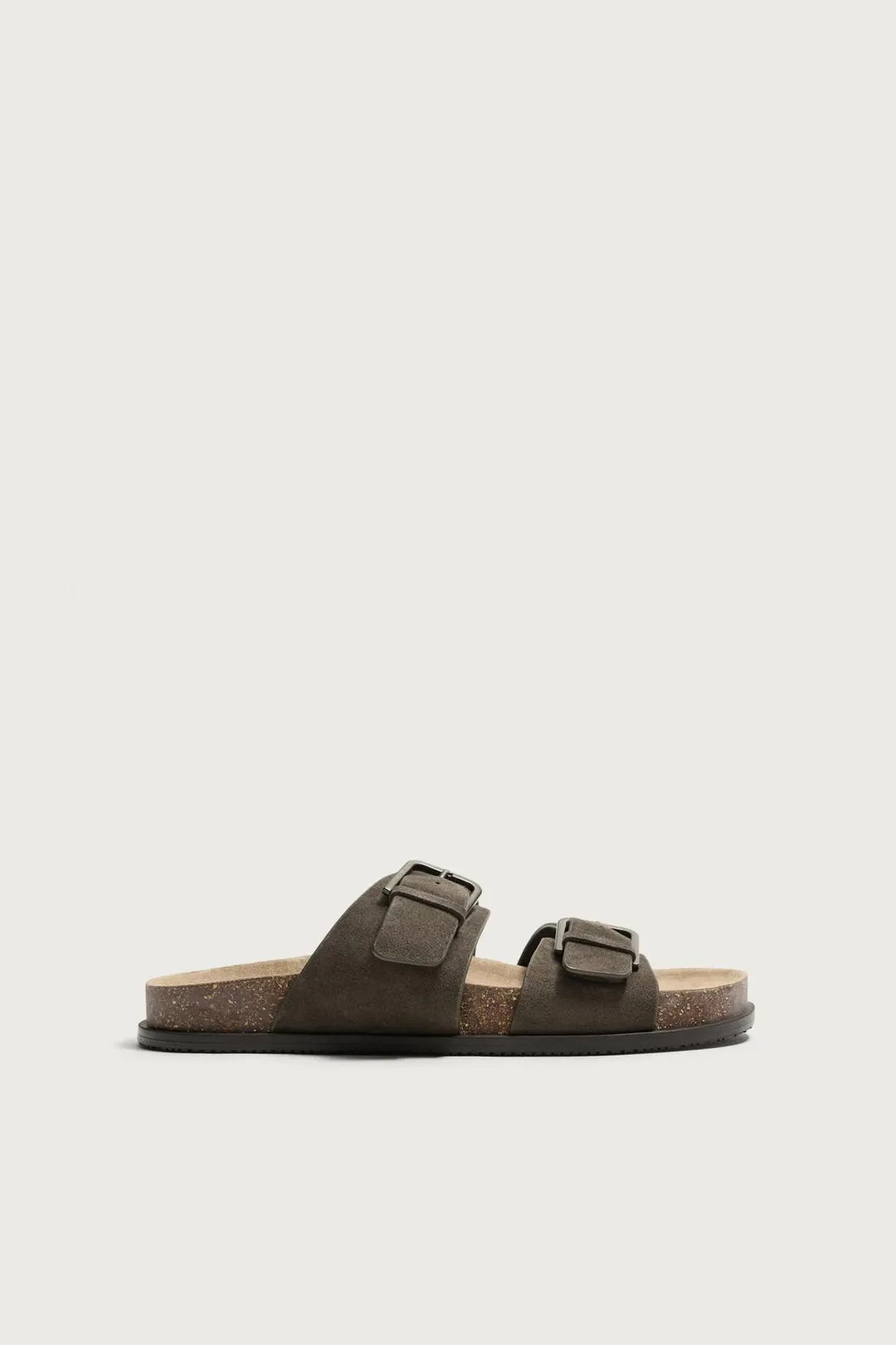 Сандалии из кожи с ремешками, Zara
