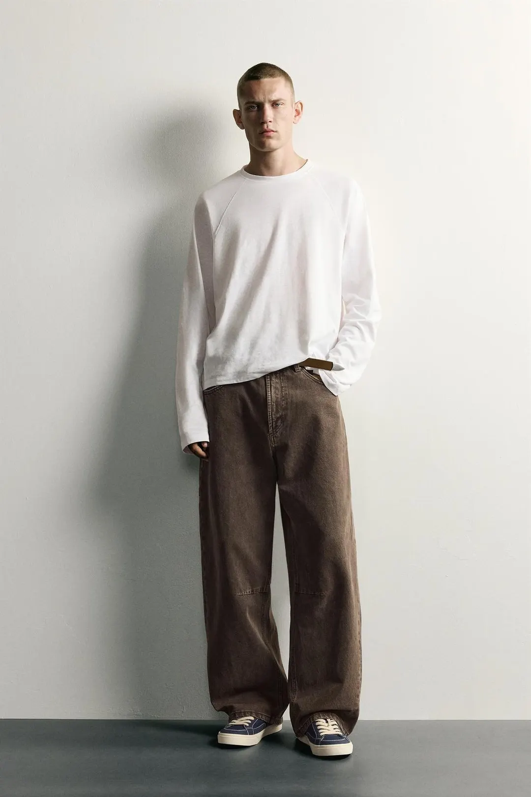 Брюки бочкообразного кроя на кулиске, Zara