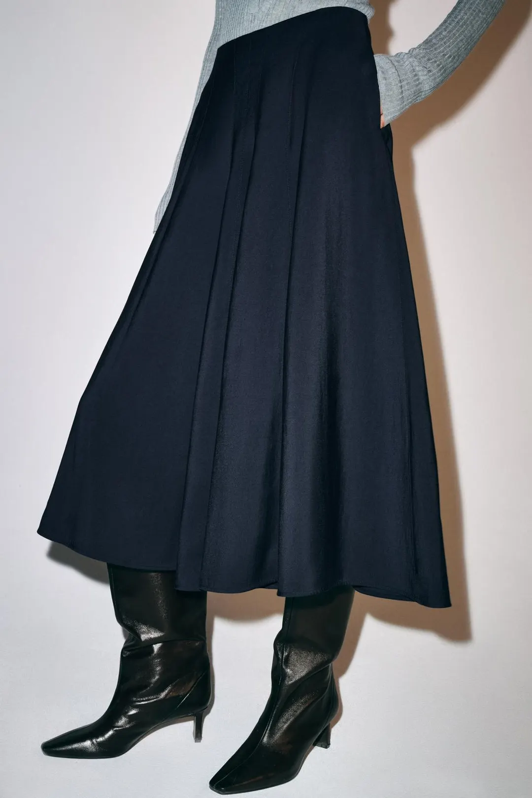 Юбка миди ZW Collection, Zara