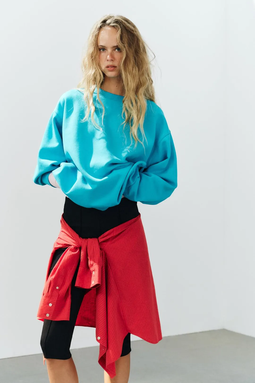 Базовый свитшот с длинными рукавами, Zara