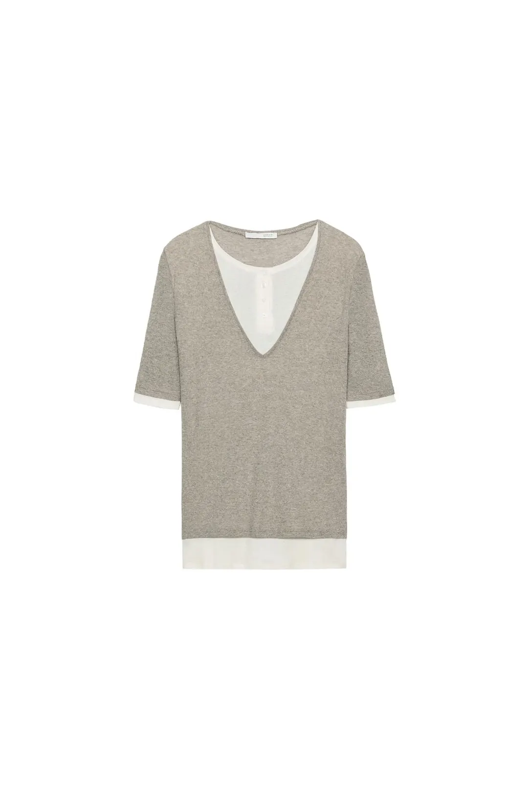 Топ хенли двухслойный, Zara