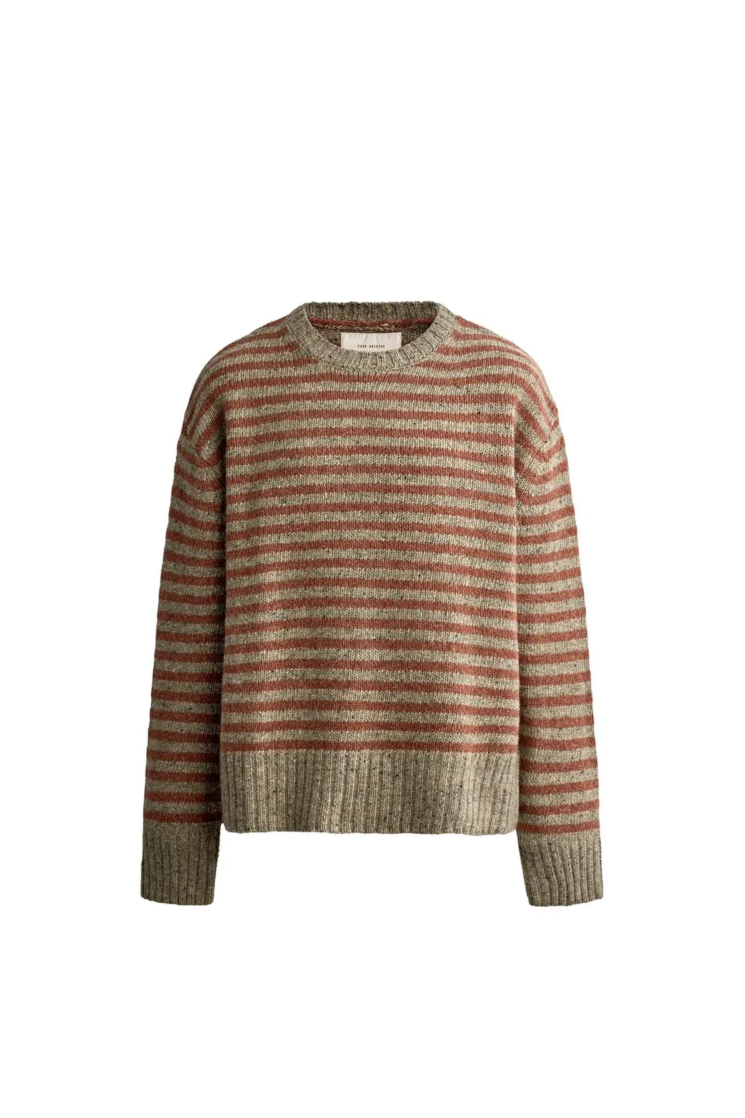 Свитер в крапинку с жаккардовыми полосками, Zara