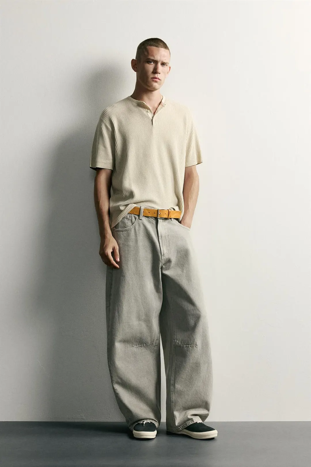 Брюки бочкообразного кроя на кулиске, Zara
