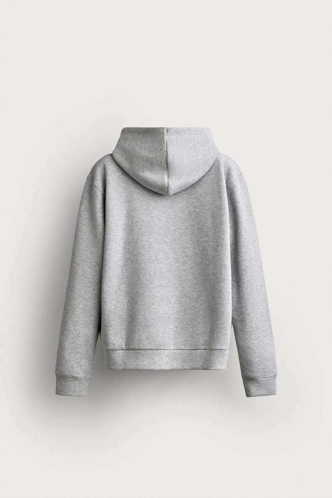 Худи из контрастного пике, Zara
