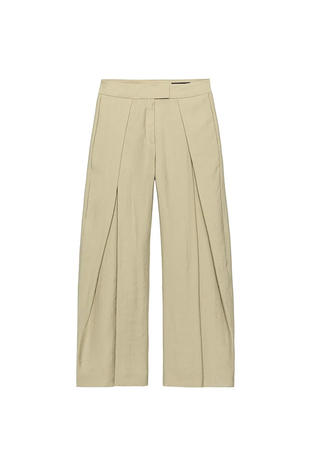 Брюки широкого кроя с вытачками ZW Collection, Zara