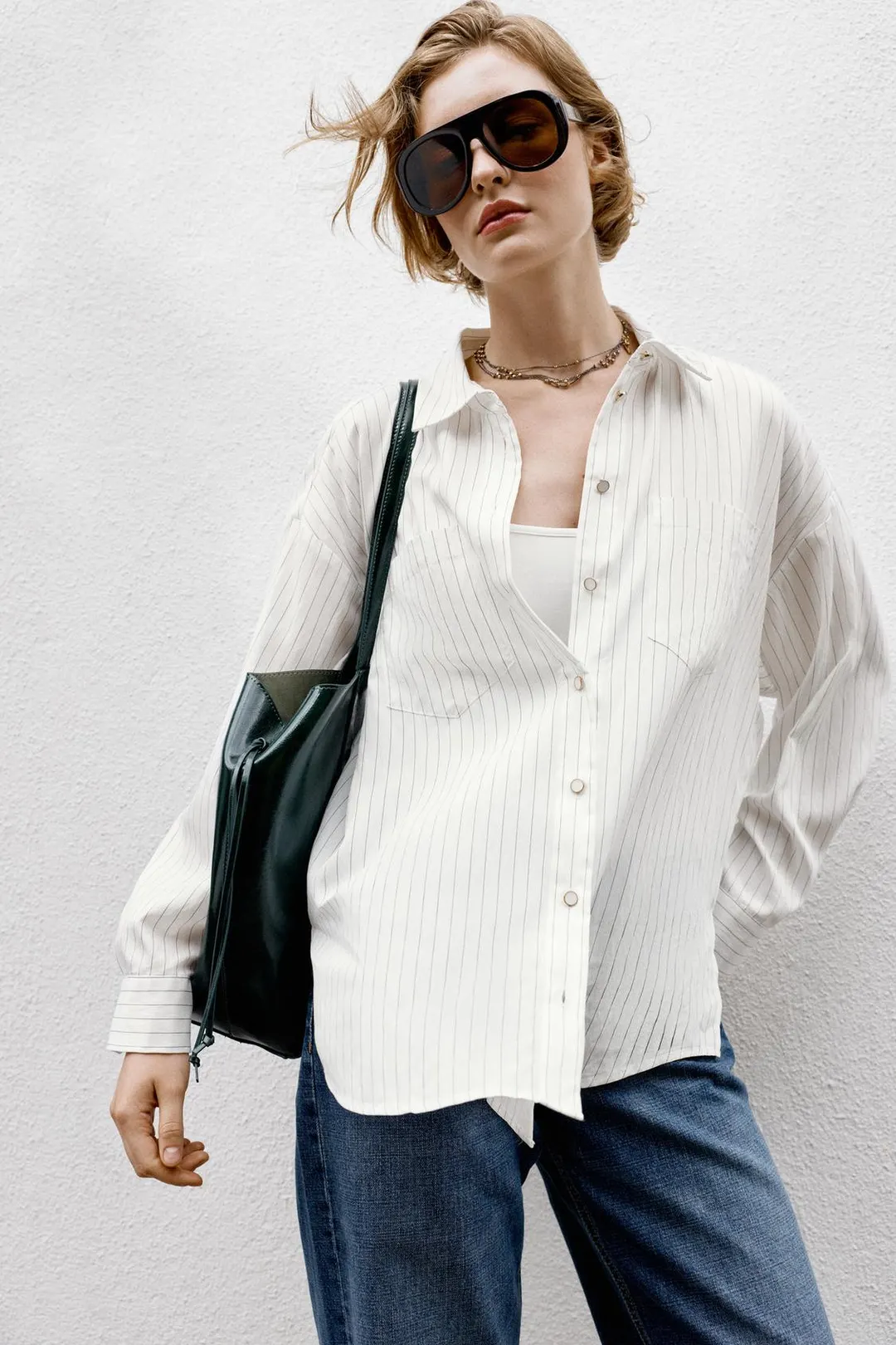 Рубашка в полоску, Zara