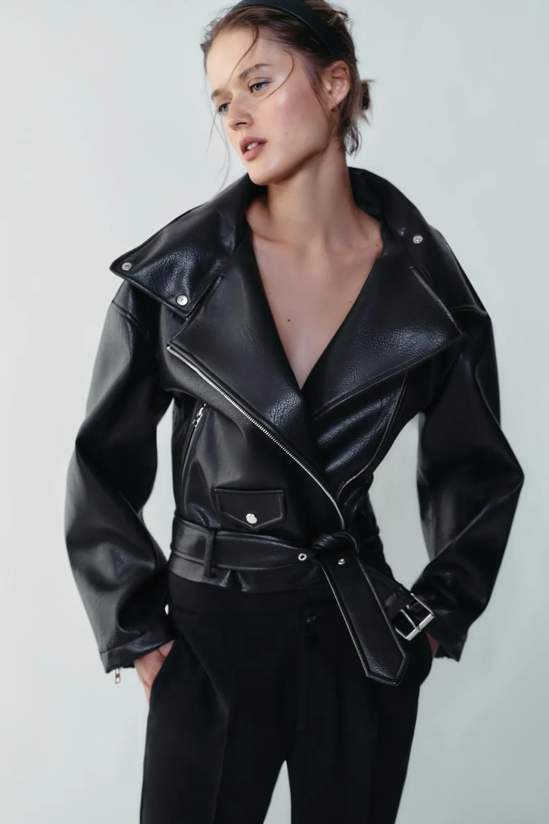 Куртка-косуха под кожу, Zara