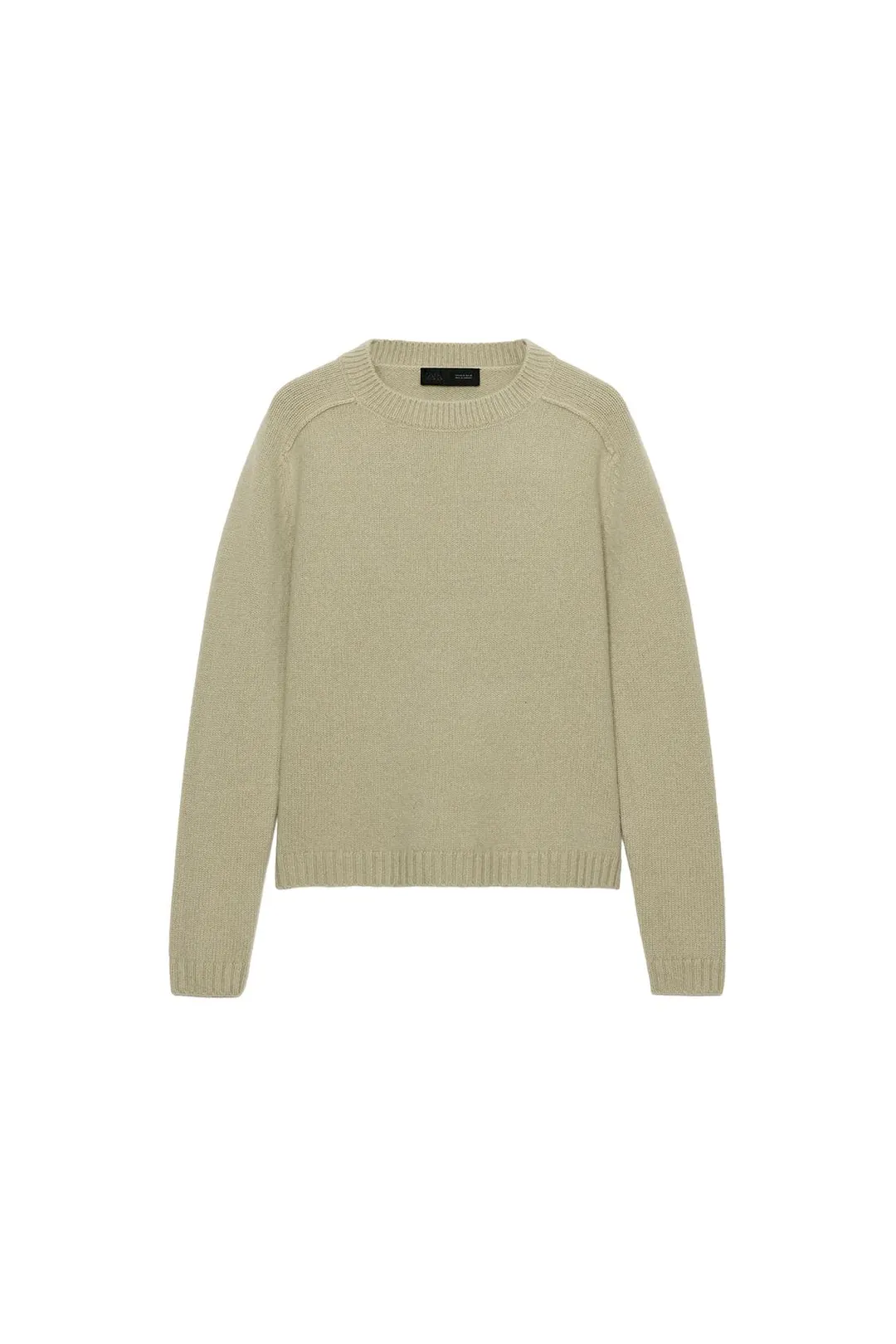 Однотонный свитер из 100% шерсти, Zara