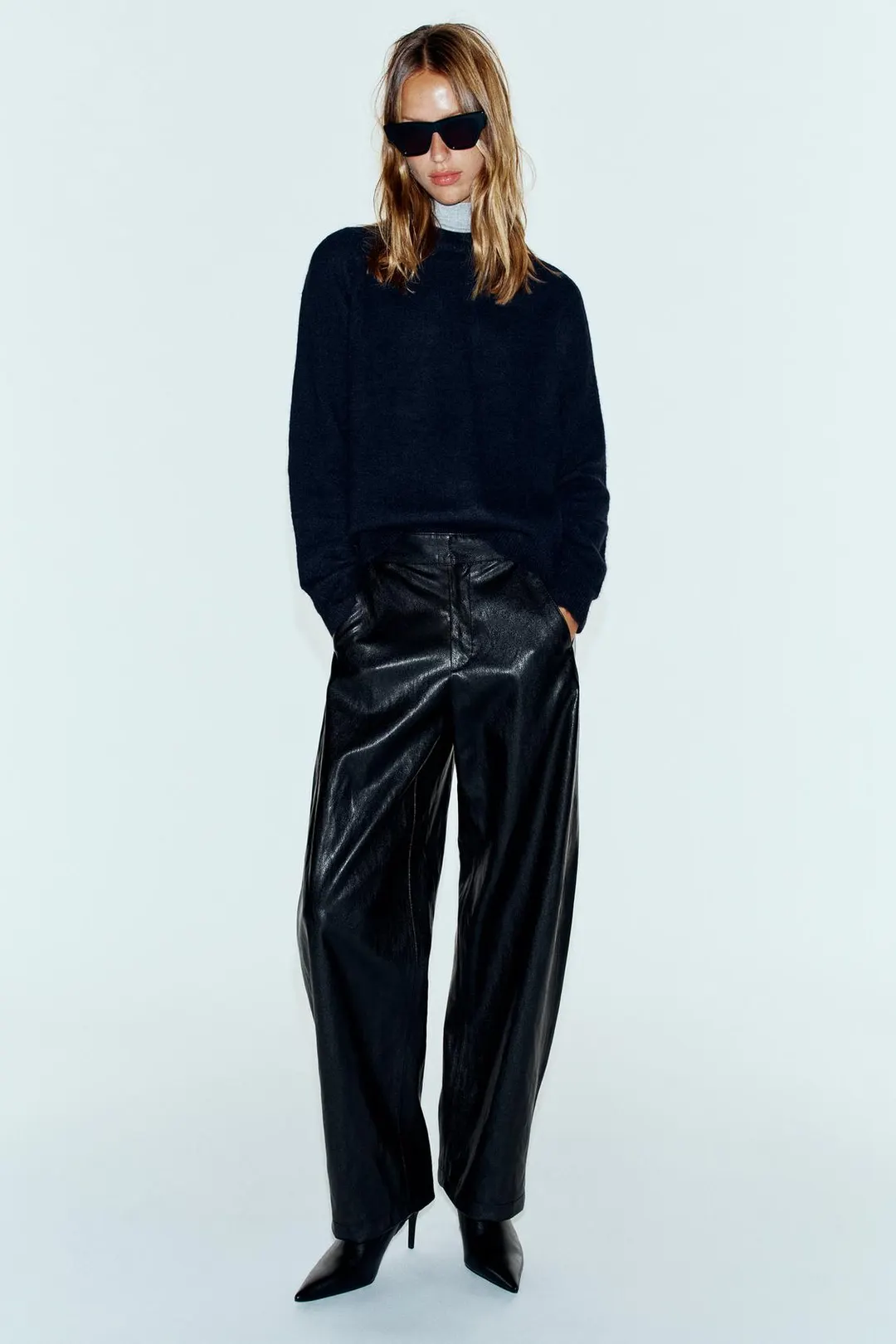 Свитер из смесовой шерсти с альпакой, Zara