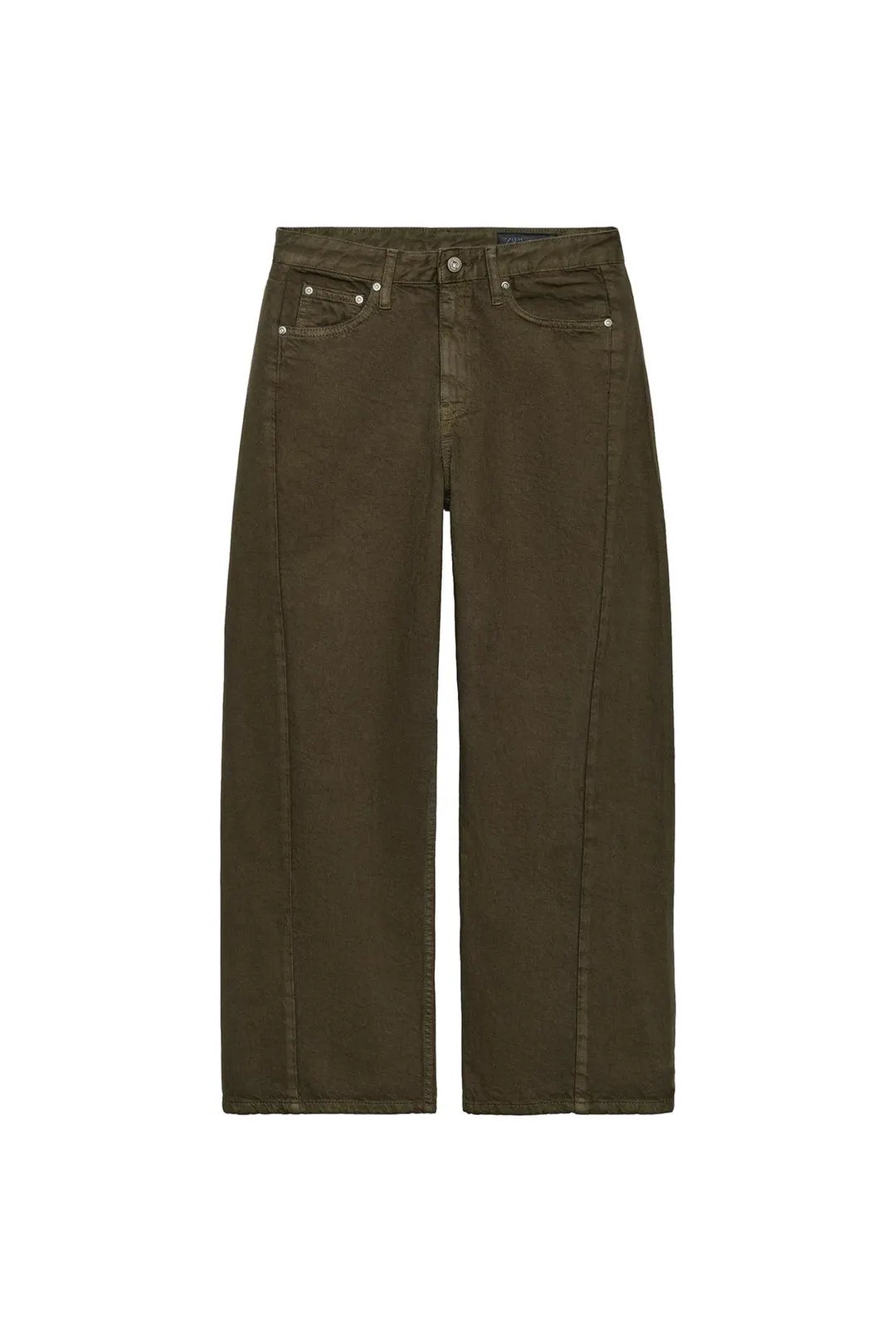 Джинсы до щиколотки свободного кроя со средней посадкой ZW Collection, Zara