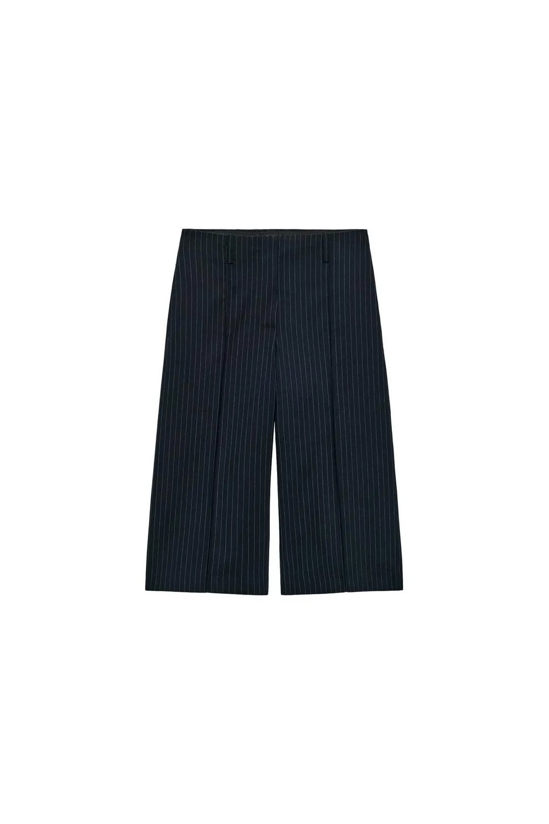 Бермуды ZW Collection прямого кроя с защипами, Zara