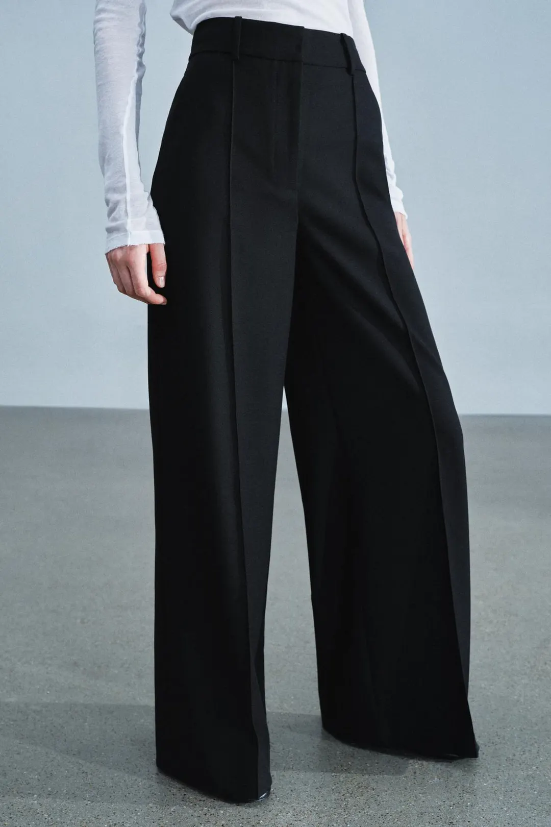 Брюки широкого кроя ZW Collection, Zara