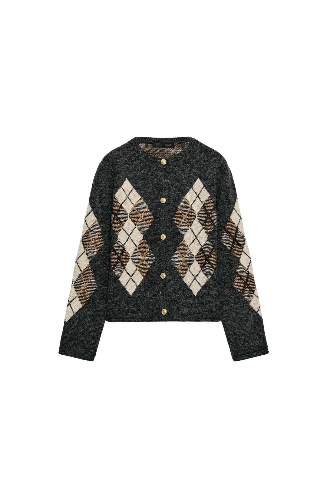 Кардиган вязки аргайл, Zara