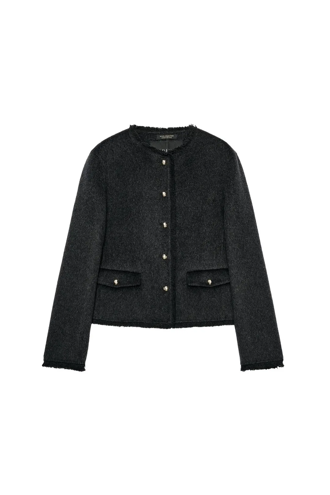 Блейзер из смесовой шерсти ZW Collection, Zara