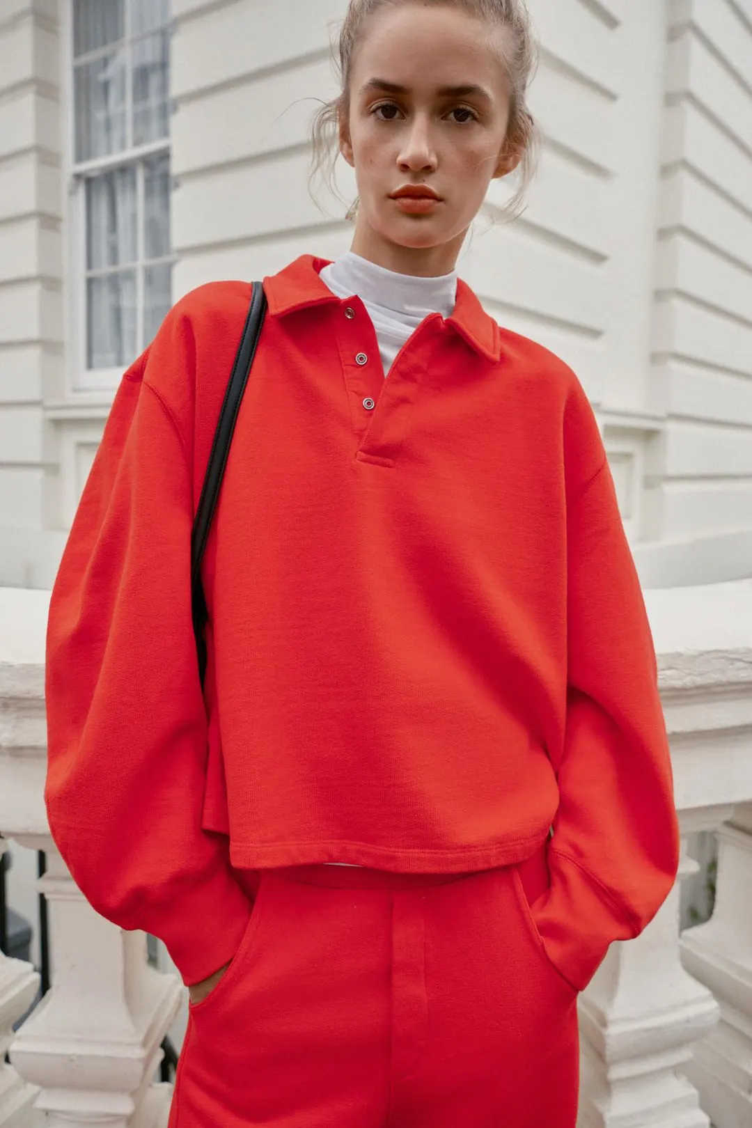 Свитшот с воротником, Zara