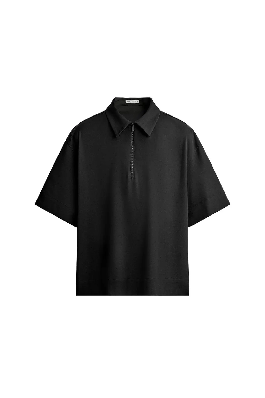 Технологичное поло на молнии, Zara