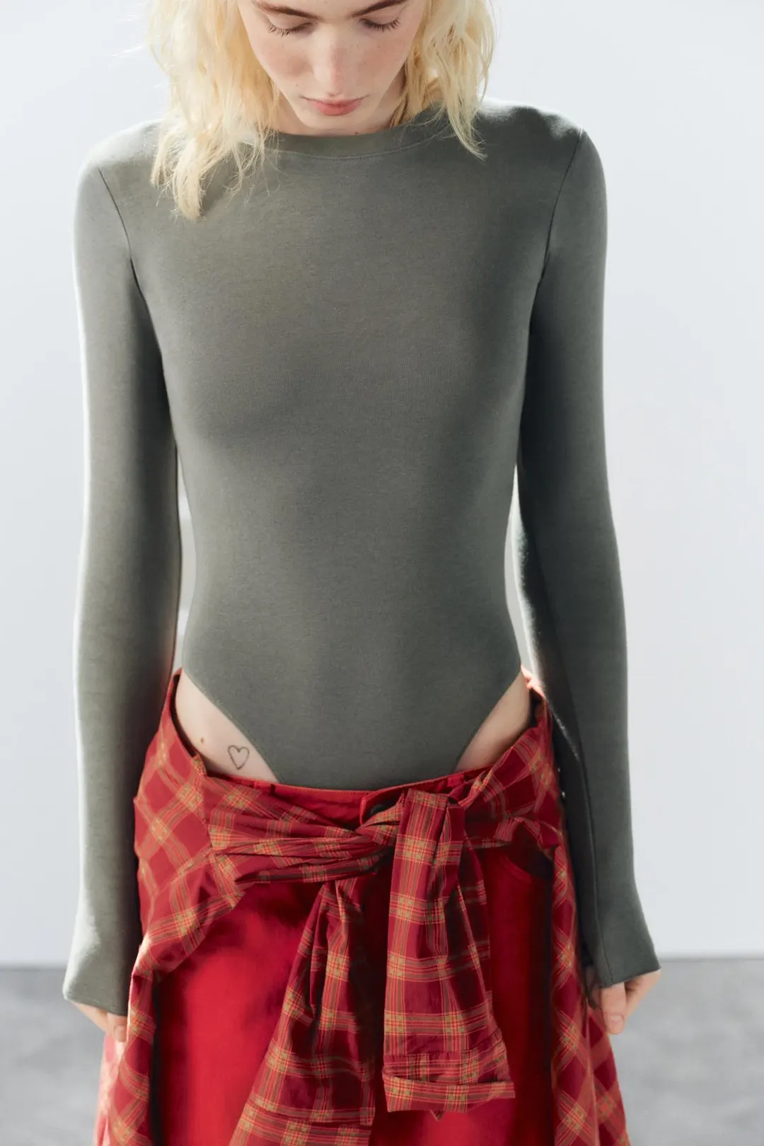Боди с длинными рукавами, Zara