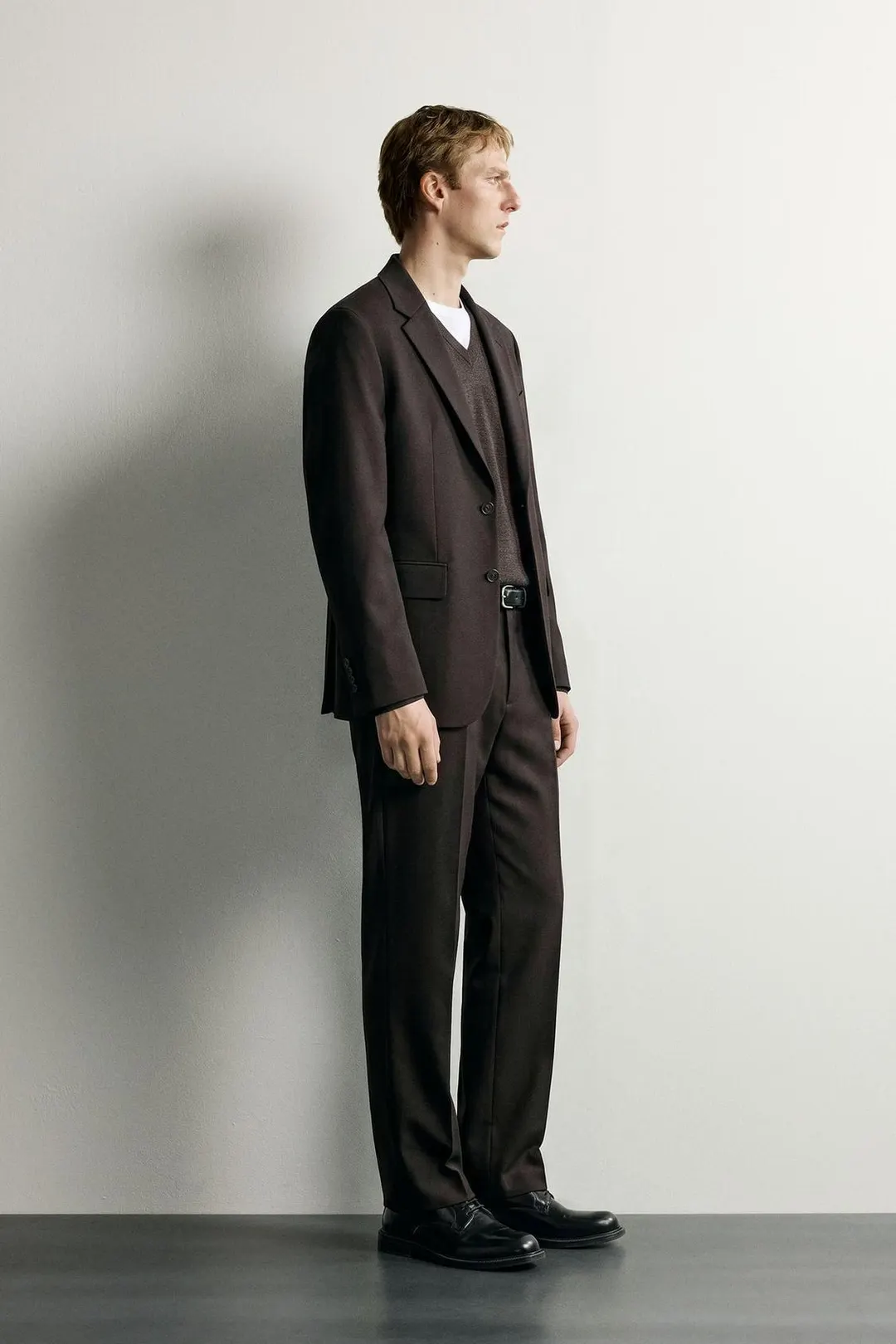 Костюмные брюки из смесовой шерсти, Zara