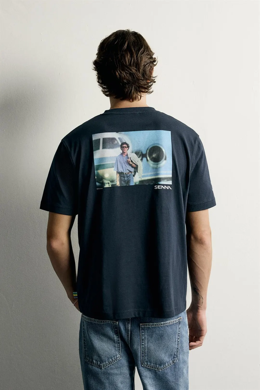 Футболка с фотопринтом AYRTON SENNA © SENNA BRANDS, Zara