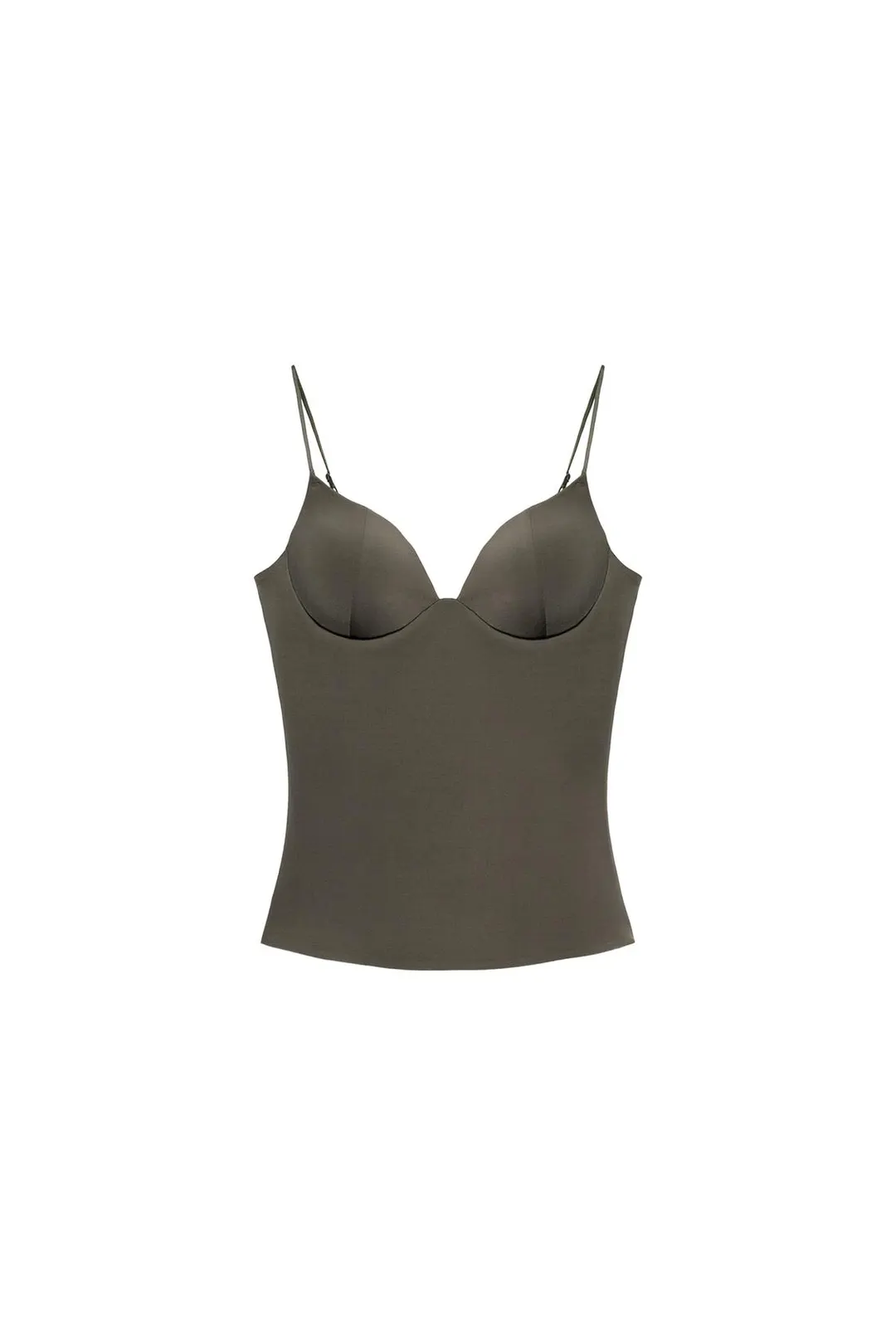 Топ-бюстье из смесового полиамида, Zara