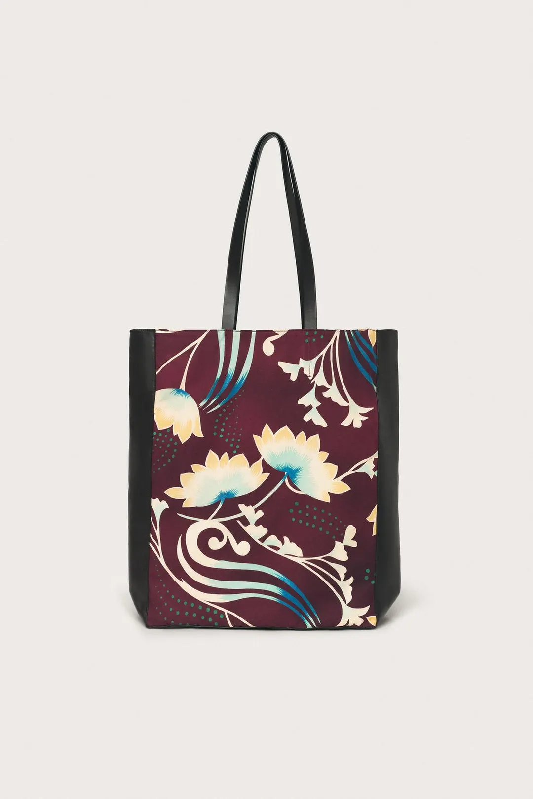 Сумка-тоут с кожаной отделкой Limited Edition, Zara