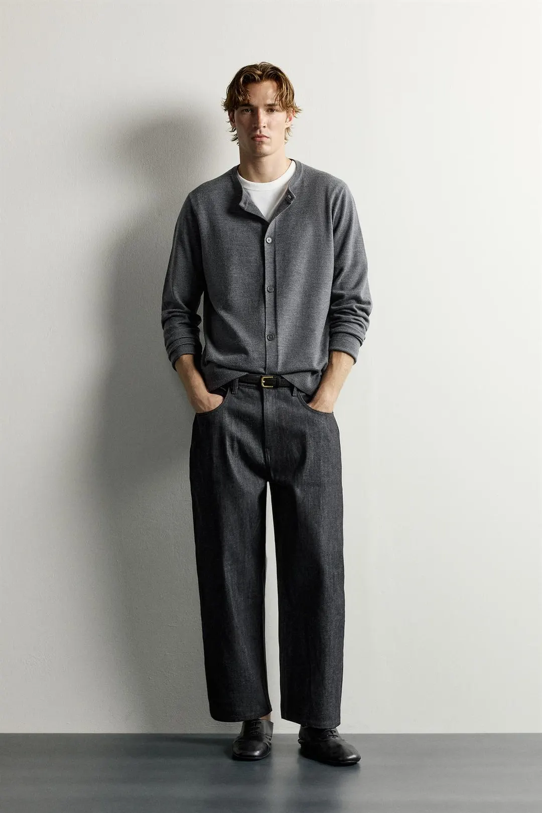 Широкие джинсы зауженного кроя, Zara