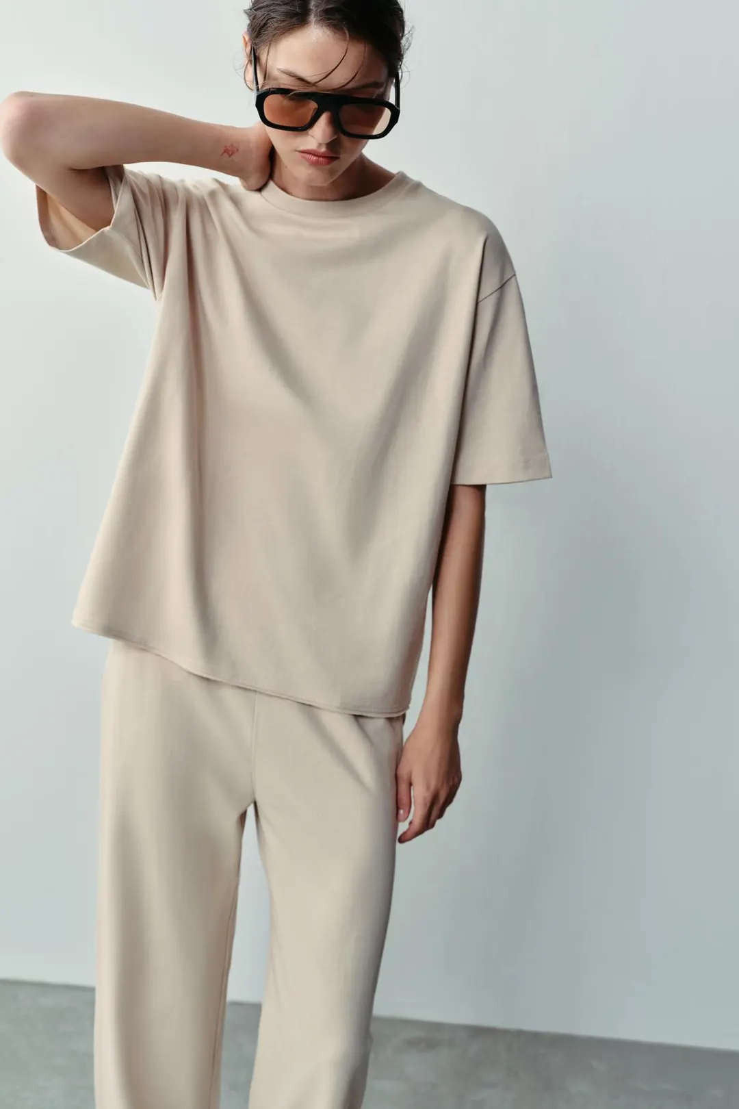 Футболка с круглым вырезом, Zara