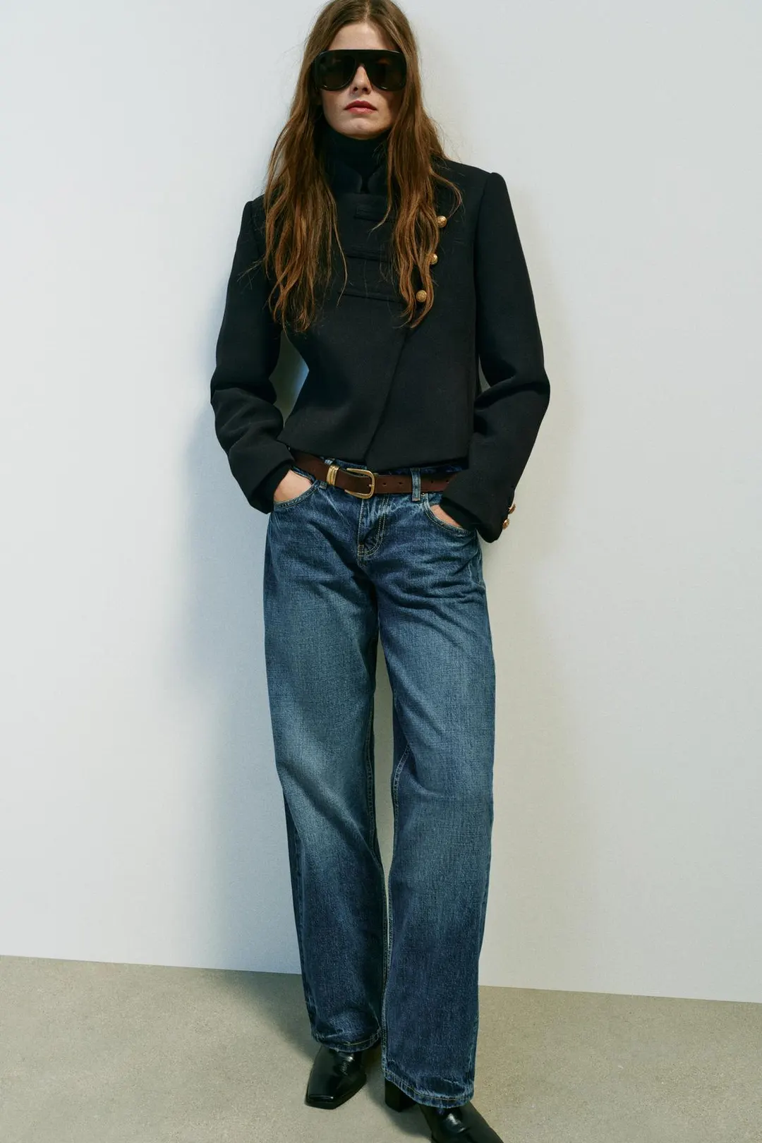 Жакет укороченный с запахом, Zara