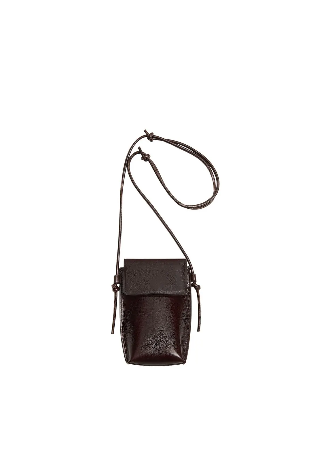 Кожаная сумка через плечо, Zara