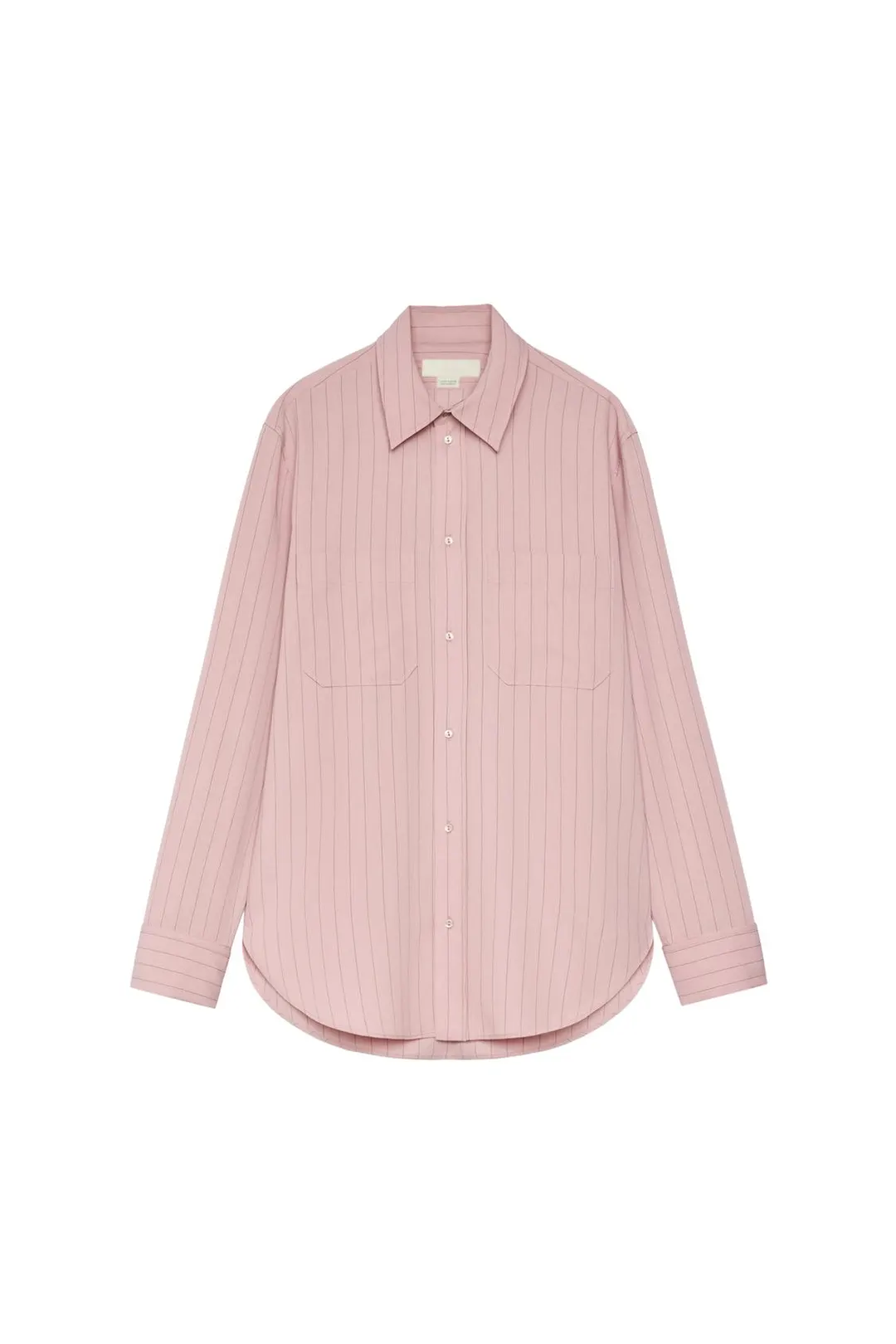 Рубашка в полоску с карманом ZW Collection, Zara