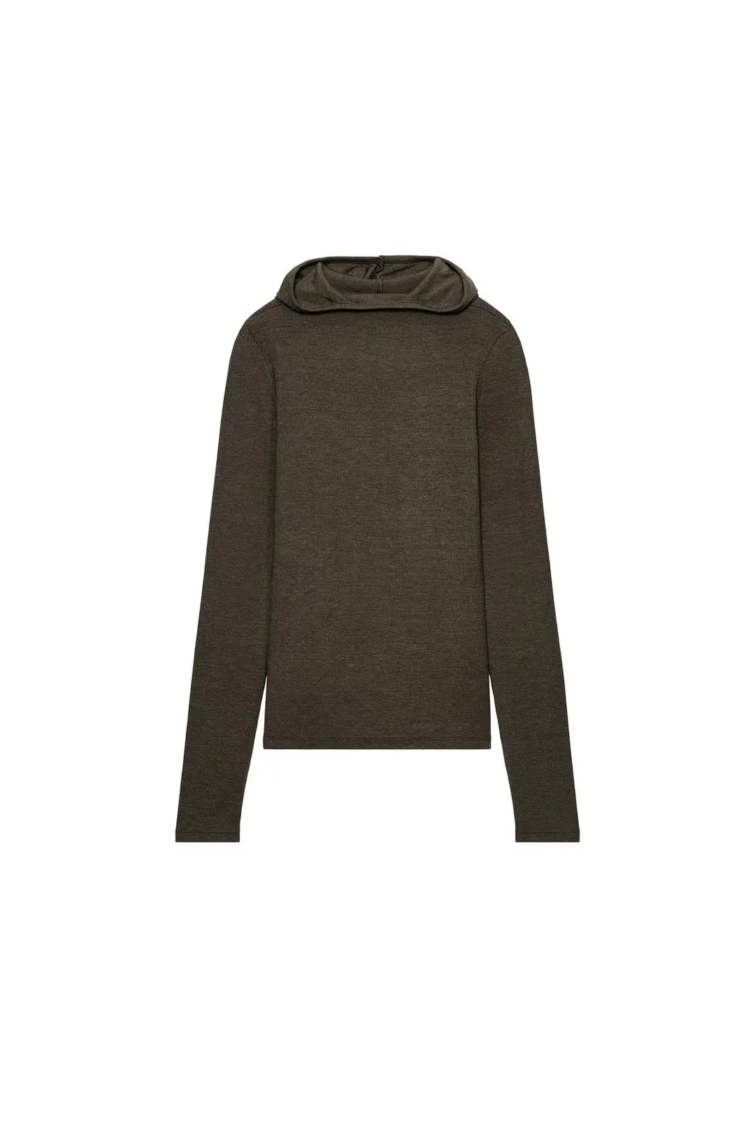 Облегающая футболка с капюшоном, Zara