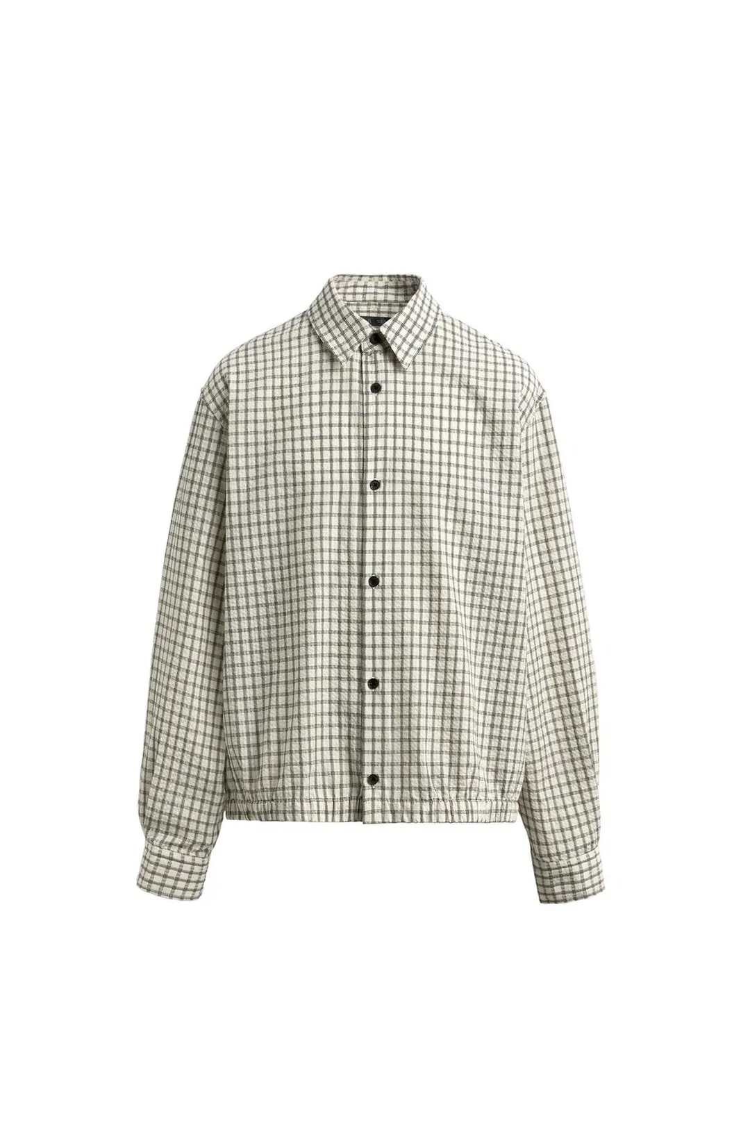 Рубашка-куртка свободного кроя в клетку, Zara