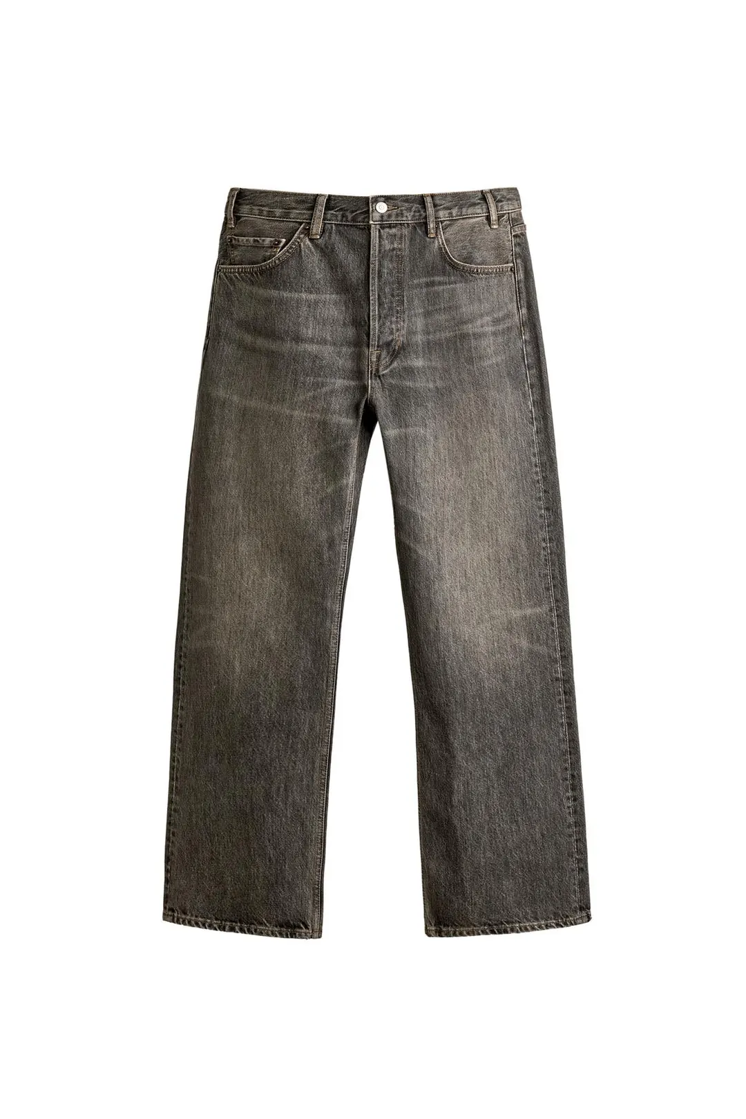 Прямые джинсы с легким клешем, Zara