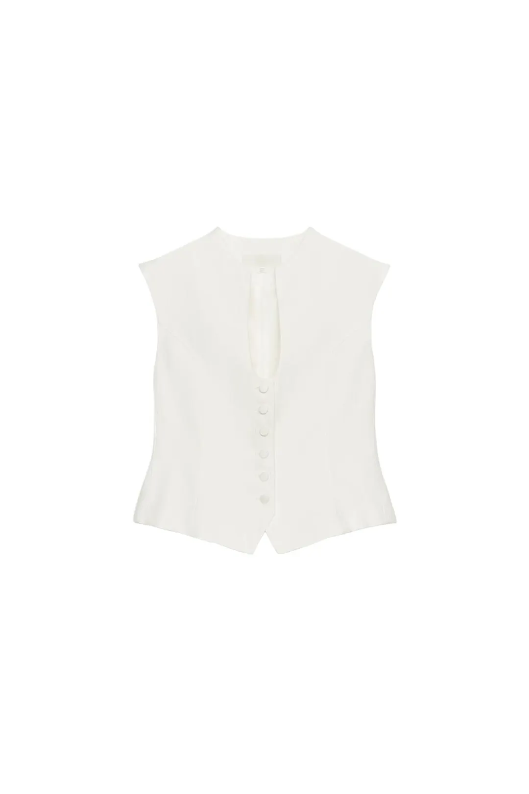 Топ с обтяжными пуговицами, Zara