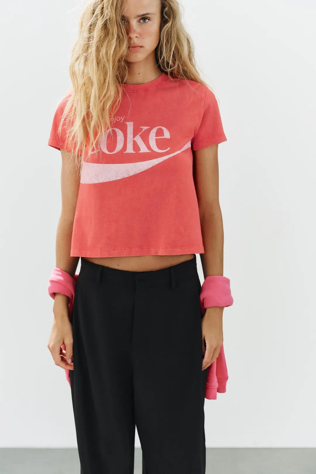 Брюки со складками, Zara