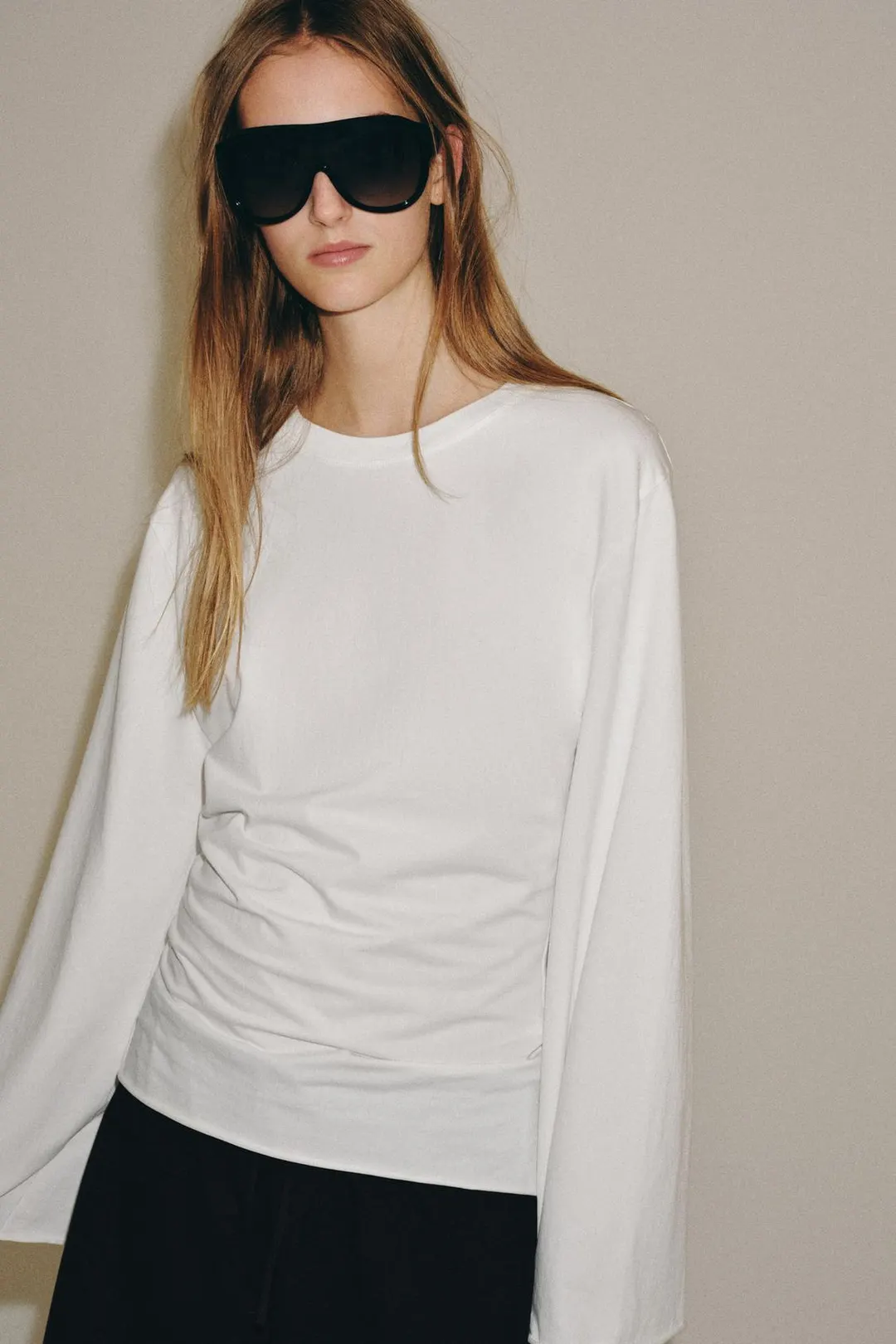Лонгслив из хлопка, Zara