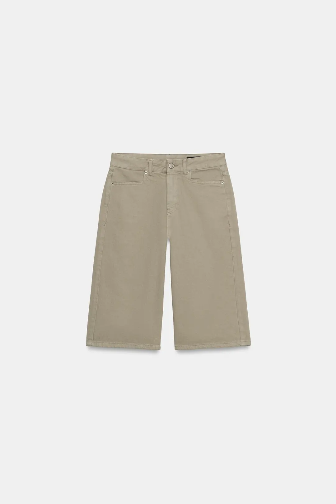 Джинсовые бермуды ZW Collection со средней посадкой, Zara