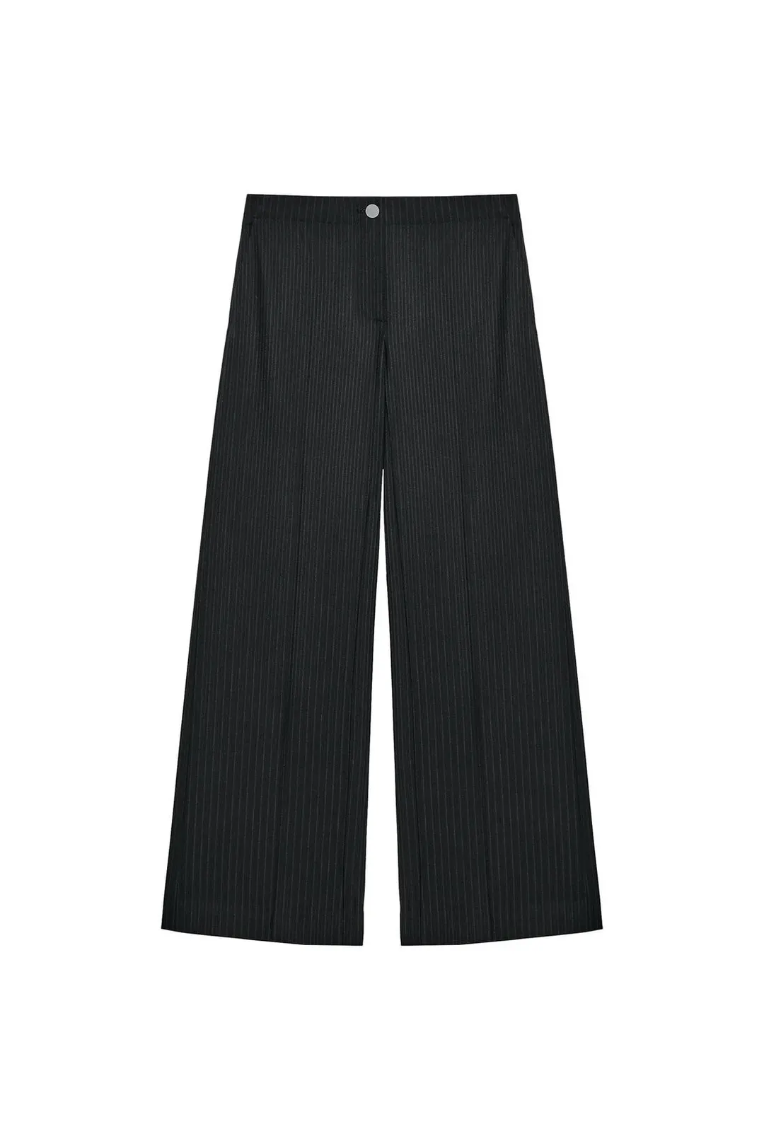 Полосатые брюки с широкими штанинами ZW Collection, Zara