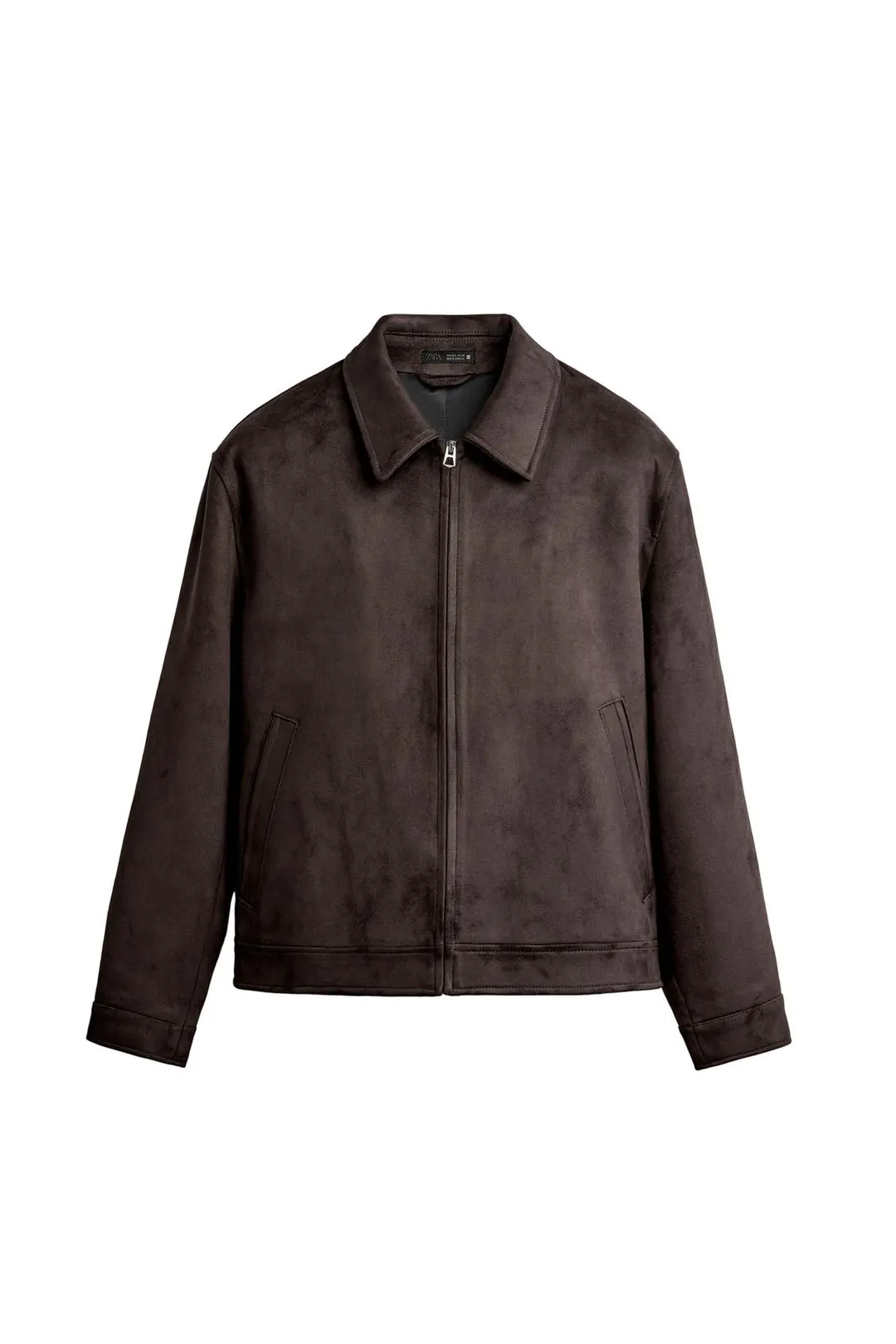 Куртка прямого кроя из искусственной замши, Zara