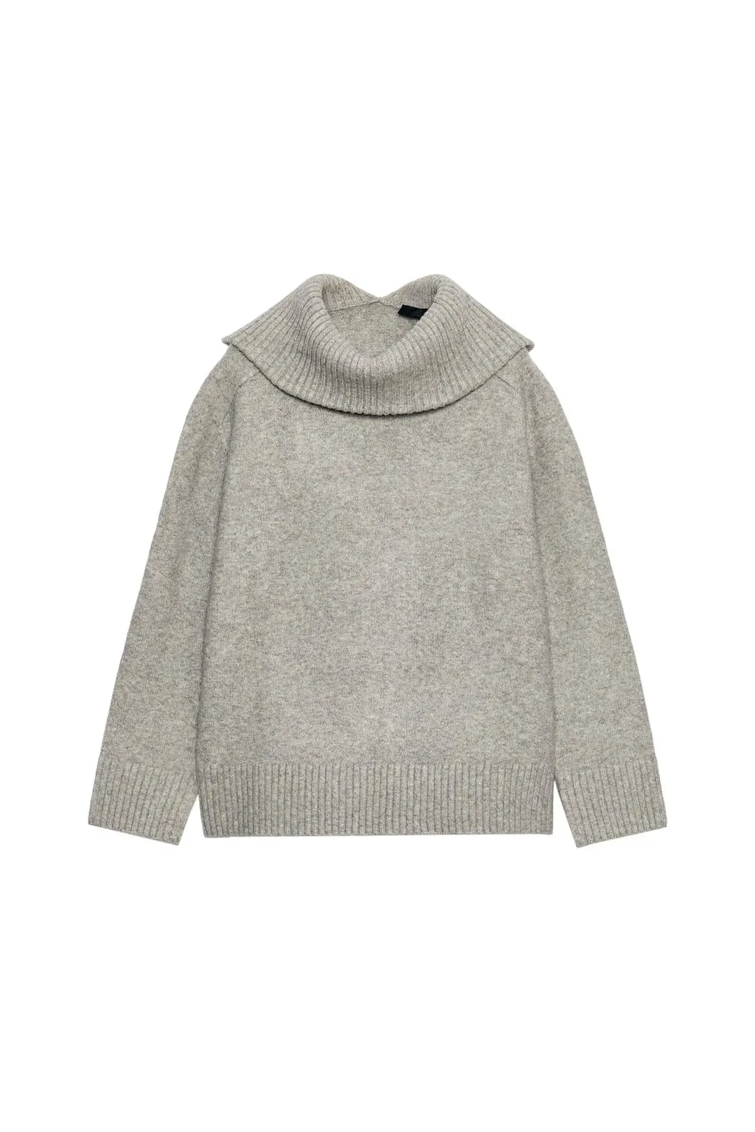 Джемпер вязаный с классическим воротником, Zara