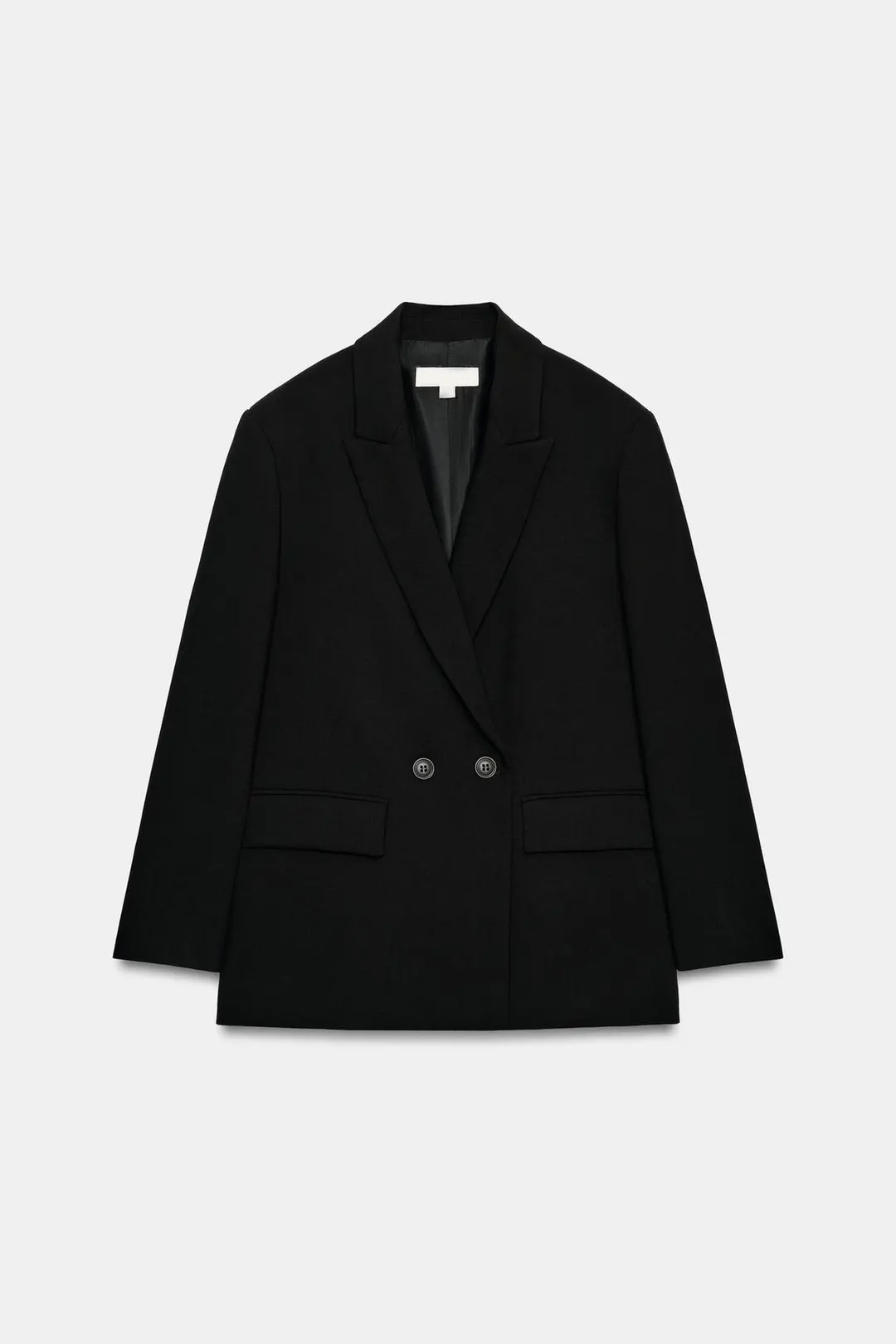 Двубортный блейзер оверсайз, Zara