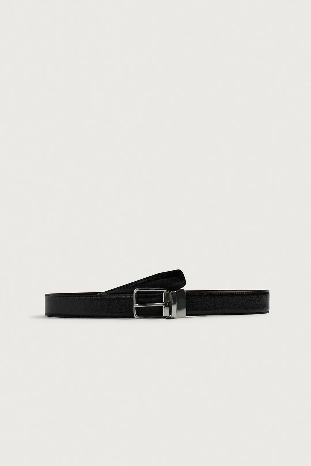 Двусторонний кожаный ремень, Zara
