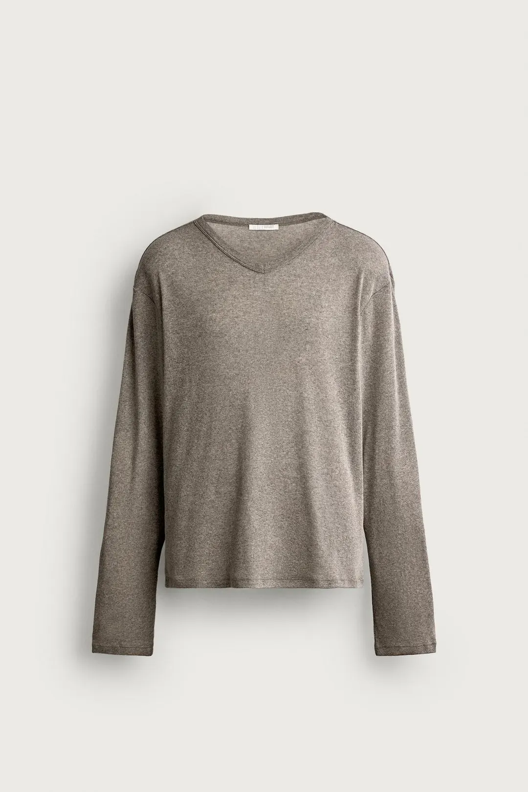 Легкая футболка с V-образным вырезом, Zara