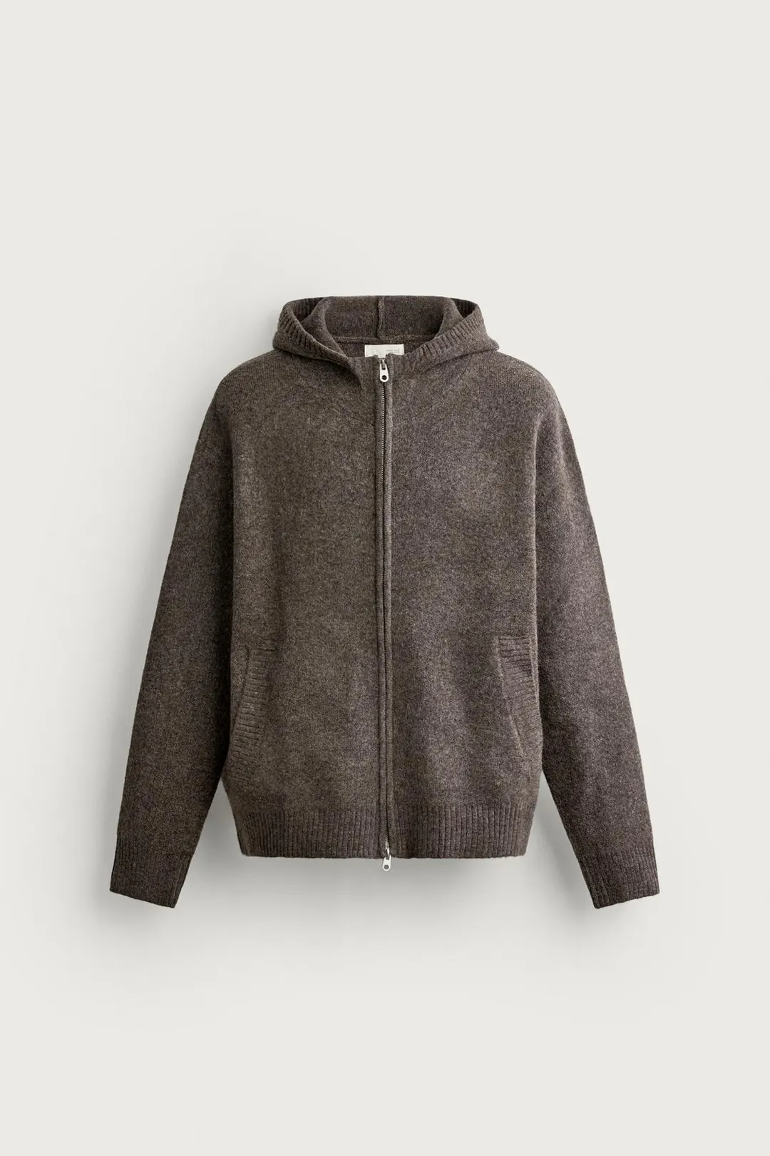 Кардиган свободного кроя с капюшоном, Zara