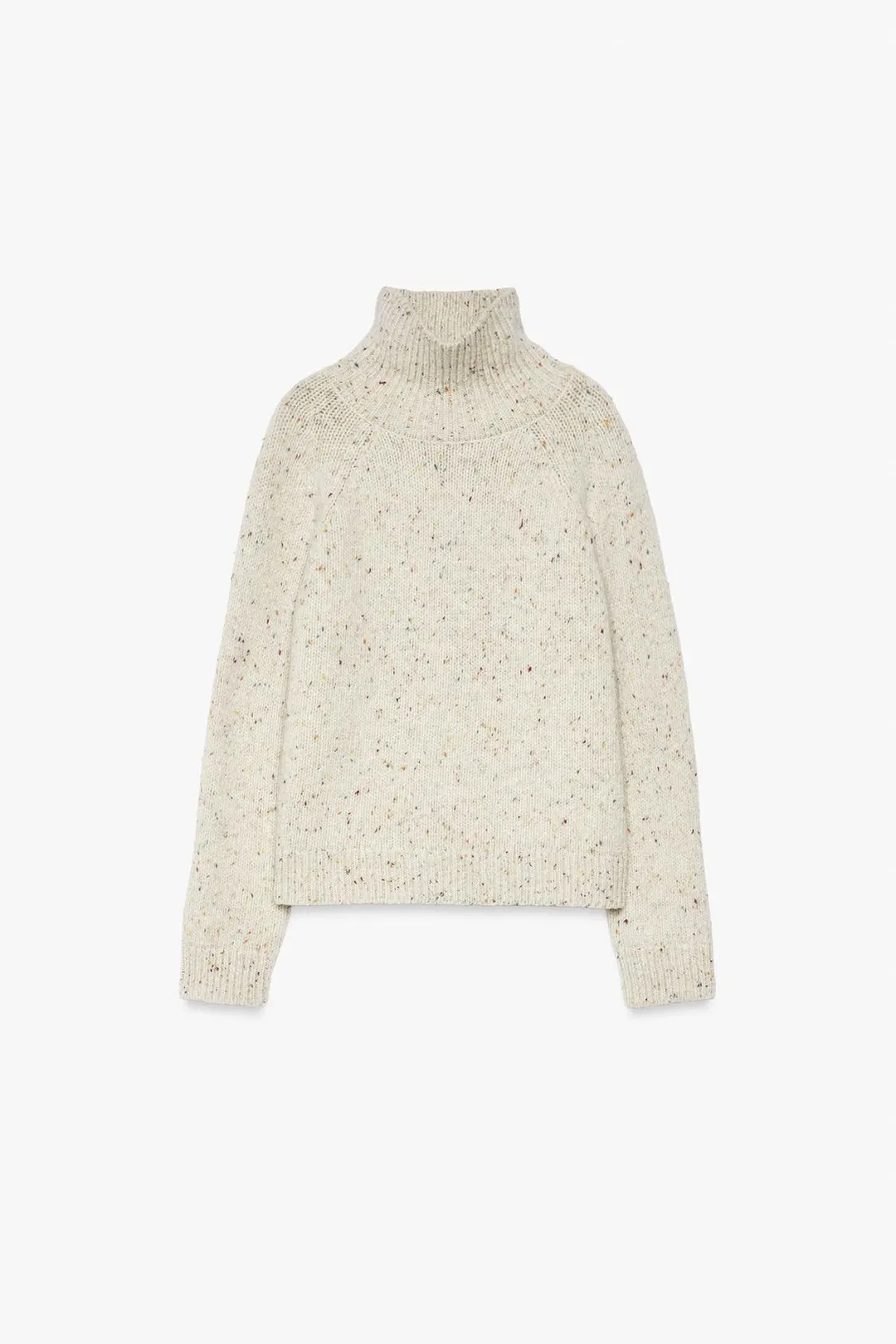 Джемпер с высоким воротником из 100% шерсти, Zara