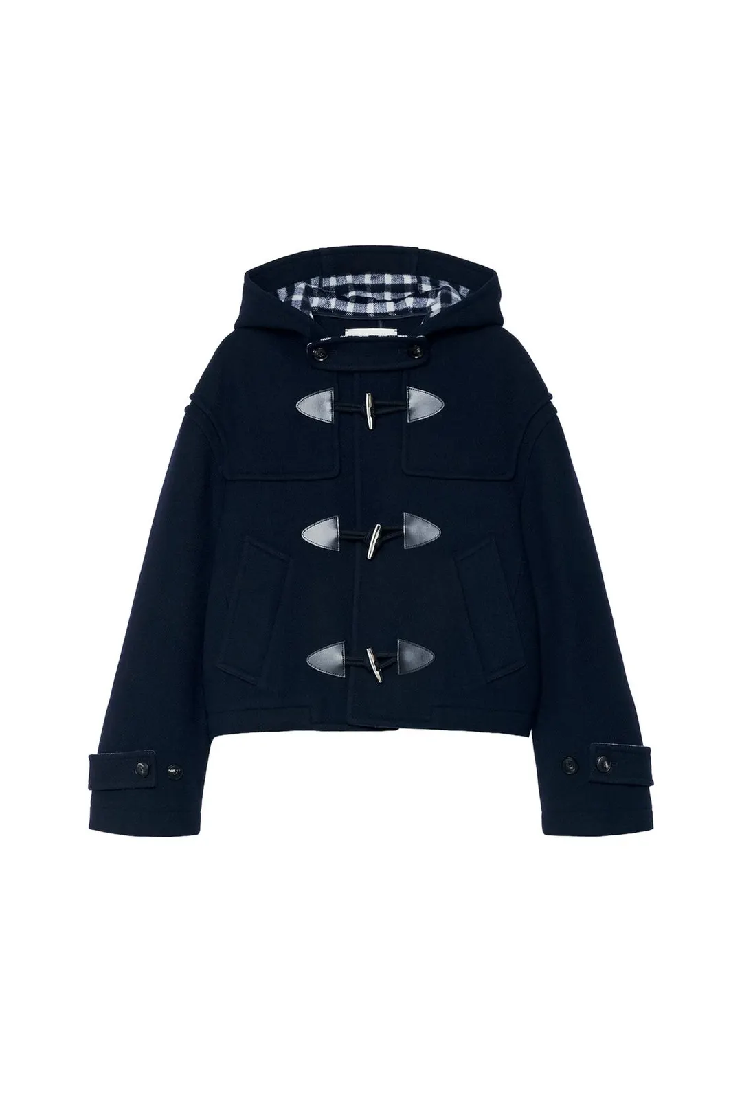Укороченное пальто длины 3/4 из 100% шерсти, Zara