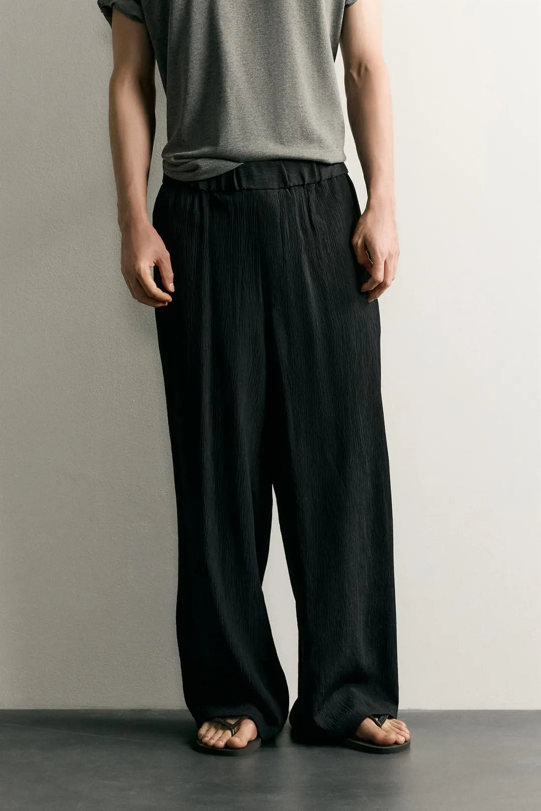 Фактурные брюки свободного кроя, Zara